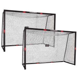 Ворота футбольні Hudora Pro Tect 3085-2 240 х 160 см, чорні