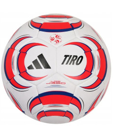 Футбольний м'яч Adidas Tiro League Junior, розмір 5, біло-червоний