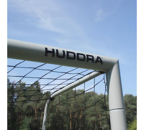 Ворота футбольні Hudora Expert 3089-2 300 х 200 см, сірі