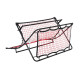 Сітка тренувальна для футболу P2I SOCCER REBOUNDER з поясом тренувальним P2I Football Trainer , чорно-червоний