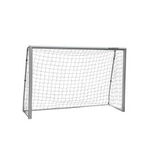 Ворота футбольні Hudora Expert 240 x 160 см, сірі