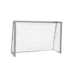 Ворота футбольні Hudora Expert 240 x 160 см, сірі
