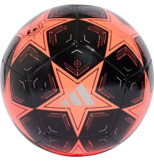 М'яч футбольний Adidas UCL Club IX4064 розмір 4, чорно-помаранчевий