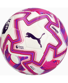 М'яч футбольний Puma Match PL Brilliance (FI Qty) розмір 5, біло-рожевий