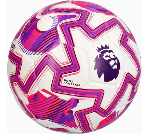 М'яч футбольний Puma Match PL Brilliance (FI Qty) розмір 5, біло-рожевий