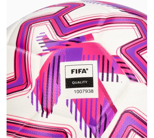 М'яч футбольний Puma Match PL Brilliance (FI Qty) розмір 5, біло-рожевий