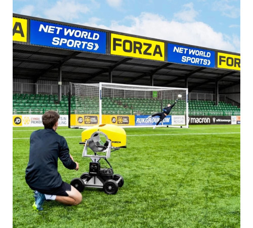 Тренажер для метання м'ячів FORZA Ball Launcher Pro, жовтий