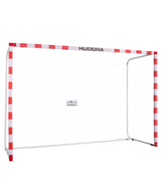 Ворота футбольні Hudora Allround 300 x200 см, червоно-білі