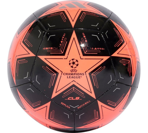 М'яч для футболу Adidas UCL Club чорний та помаранчевий IX4064 3 М'яч для футболу Adidas UCL Club чорний та помаранчевий IX4064 3