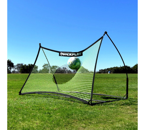 Ворота футбольні QUICKPLAY TEKKERS Football Ball Rebounder 150 x 100 см, чорні