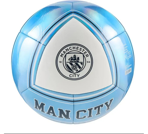 М'яч футбольний Puma MCFC CULTURE Ball розмір 5, біло-синій