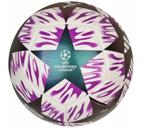 Футбольний м'яч Adidas UCL Club 25/26 Budapest, розмір 4, різнокольоровий