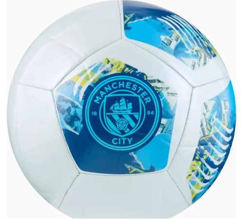 М'яч футбольний Puma MCFC ftblNRGY Ball розмір 5, синій