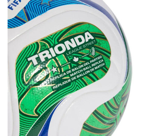 М'яч футбольний Adidas World Cup 26 Trionda League J290 розмір 4, різнокольоровий