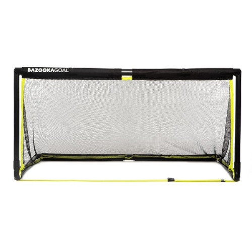 Ворота футбольні BAZOOKAGOAL XL 180x90, чорно-жовті Ворота футбольні BAZOOKAGOAL XL 180x90, чорно-жовті