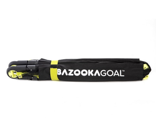 Ворота футбольні BAZOOKAGOAL XL 180x90, чорно-жовті Ворота футбольні BAZOOKAGOAL XL 180x90, чорно-жовті