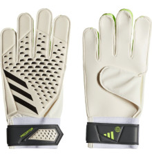 Рукавички воротарські Adidas Predator Training IA0874 р. 10,5, біло-чорні