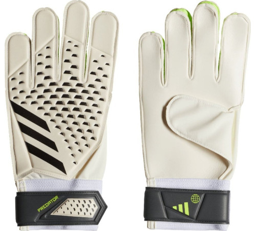 Рукавички воротарські Adidas Predator Training IA0874 р. 10,5, біло-чорні