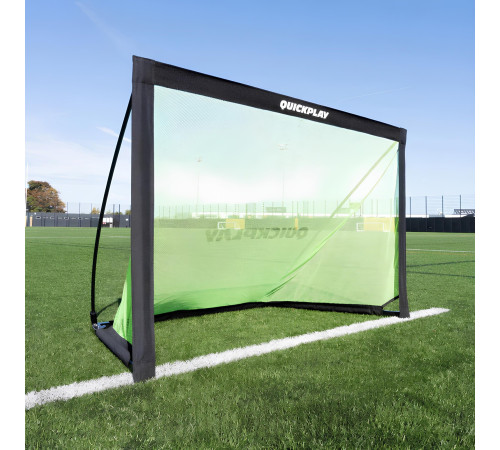 Ворота футбольні Quickplay Kickster Pro 120 х 80 см, чорно-зелені