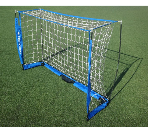 Ворота футбольні YakimaSport UNI 180 x 120 см, синьо-білі