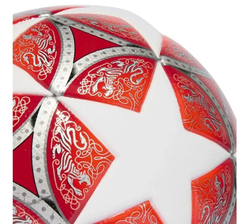 Футбольний м'яч Adidas Womens UCL League 25/26 Oslo, розмір 5, біло-червоний