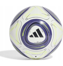 М'яч футбольний Adidas Messi Training JG3872 розмір 5, біло-синій