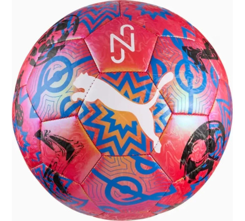 М'яч футбольний Puma NEYMAR JR Graphic ball розмір 4, рожево-синій