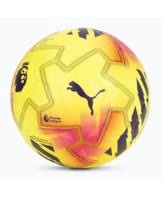 М'яч футбольний Puma Match PL Lights (FIFA Qty) розмір 5, жовто-рожевий