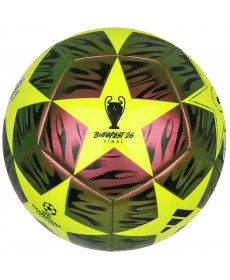 Футбольний м'яч Adidas UCL Club 25/26 Budapest розмір 5, зелено-жовтий