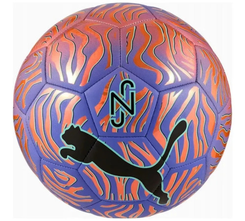 М'яч футбольний Puma NEYMAR JR Graphic ball розмір 4, фіолетово-оранжевий