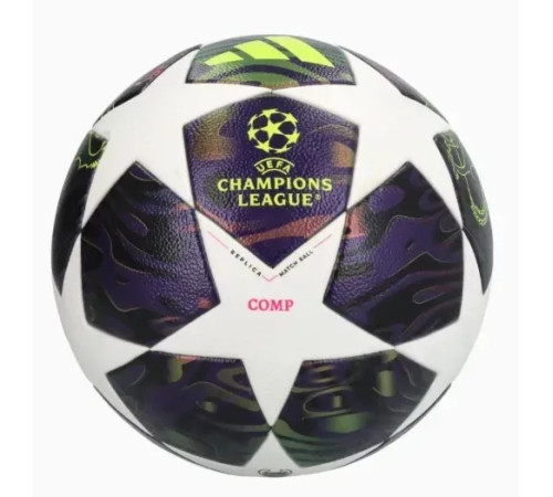 Футбольний м’яч adidas UCL Finale Competition розмір 4 біло-фіолетовий
