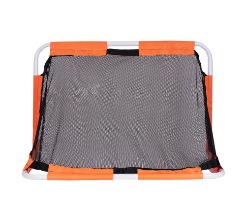 Ворота футбольні Yakimasport Mini 120 x 80 x 60 см, помаранчево-чорні