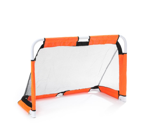 Ворота футбольні Yakimasport Mini 120 x 80 x 60 см, помаранчево-чорні