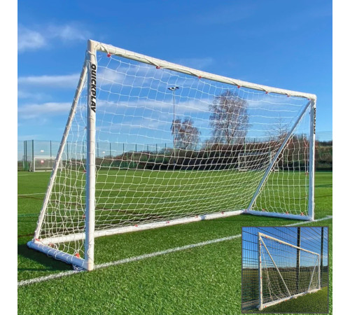 Ворота футбольні QUICKPLAY Q-FOLD 360 x 180 см, білі Ворота футбольні QUICKPLAY Q-FOLD 360 x 180 см, білі
