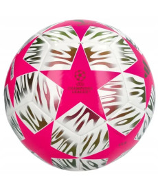 Футбольний м'яч Adidas UCL Club 25/26 Budapest розмір 5, біло-рожевий