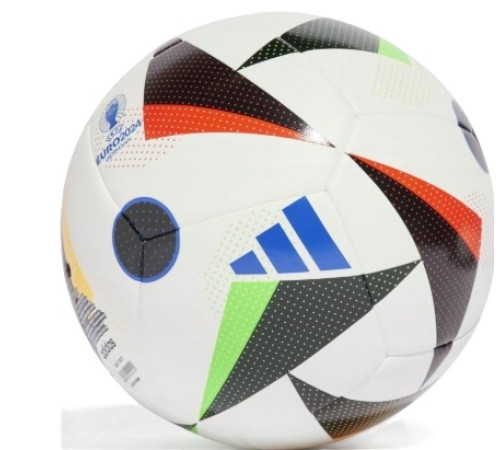 М'яч футбольний Adidas Euro 2024 Fussballliebe IN9366 розмір 5, біло-чорний М'яч футбольний Adidas Euro 2024 Fussballliebe IN9366 розмір 5, біло-чорний