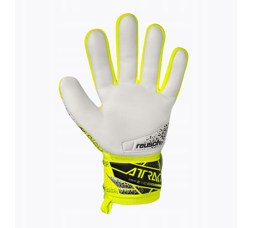 Рукавички воротарські Reusch Attrakt Grip Junior 5572815 2014 р.7,5, жовто-чорні Рукавички воротарські Reusch Attrakt Grip Junior 5572815 2014 р.7,5, жовто-чорні