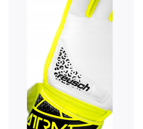 Рукавички воротарські Reusch Attrakt Grip Junior 5572815 2014 р.7,5, жовто-чорні Рукавички воротарські Reusch Attrakt Grip Junior 5572815 2014 р.7,5, жовто-чорні