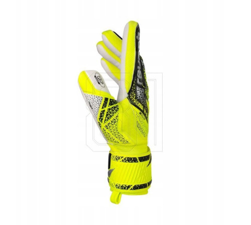 Рукавички воротарські Reusch Attrakt Grip Junior 5572815 2014 р.7,5, жовто-чорні Рукавички воротарські Reusch Attrakt Grip Junior 5572815 2014 р.7,5, жовто-чорні