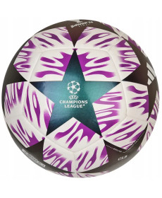 Футбольний м'яч Adidas UCL Club 25/26 Budapest розмір 5, біло-фіолетовий