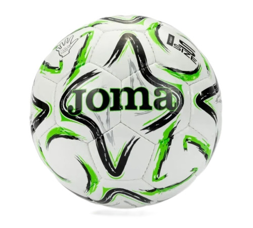 М'яч футбольний Joma EGEO II розмір 5, біло-зелений