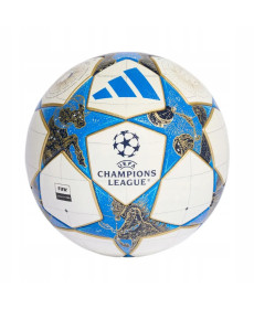 Футбольний м'яч Adidas UCL Competition 2025 розмір 4, біло-блакитний