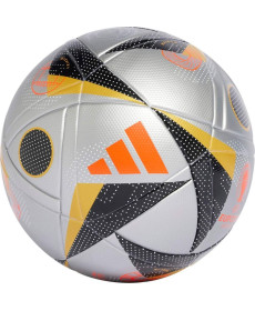 М'яч футбольний Adidas Euro24 Fussballliebe Finale IX4046 розмір 5, сіро-чорний