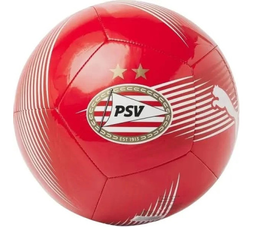 М'яч футбольний Puma PSV ESS Ball розмір 5, червоний