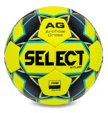 М'яч футбольний SELECT X-TURF v23 розмір 4, чорно-зелений
