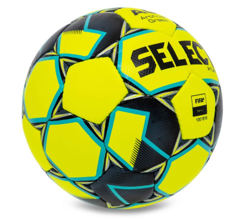 М'яч футбольний SELECT X-TURF v23 розмір 4, чорно-зелений