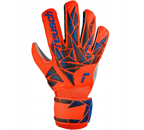 Рукавички воротарські Reusch Attrakt Solid Junior 5472515 2210 р.7,5, помаранчеві Рукавички воротарські Reusch Attrakt Solid Junior 5472515 2210 р.7,5, помаранчеві