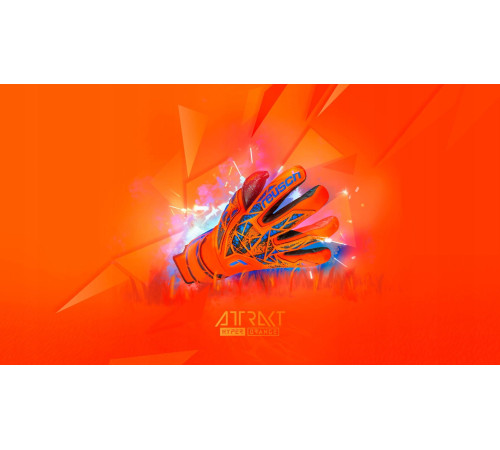 Рукавички воротарські Reusch Attrakt Solid Junior 5472515 2210 р.7,5, помаранчеві Рукавички воротарські Reusch Attrakt Solid Junior 5472515 2210 р.7,5, помаранчеві