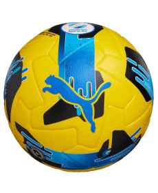 М'яч футбольний Puma PUMA Orbita UPL розмір 5, жовто-синій
