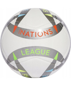 М'яч футбольний Adidas UEFA NL Training IX4102 розмір 4, біло-сірий